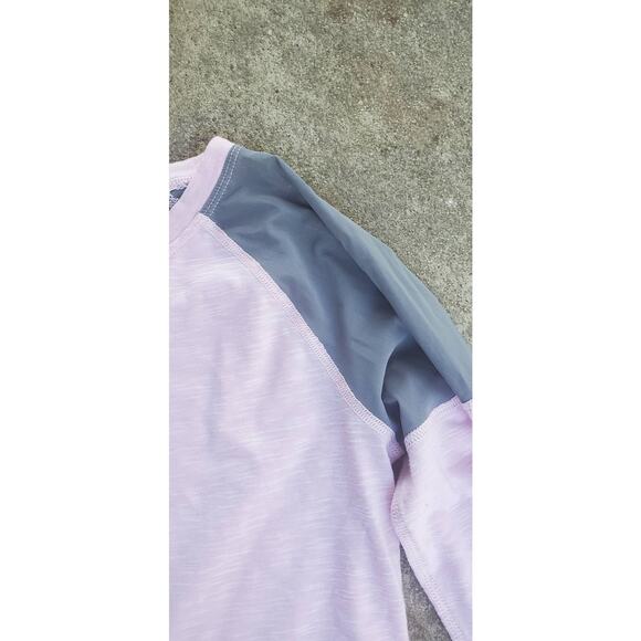 Avia mesh shoulder athletic top pink gray large (10/12) - Picture 6 of 8